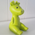 Ikea green pink piggy bank